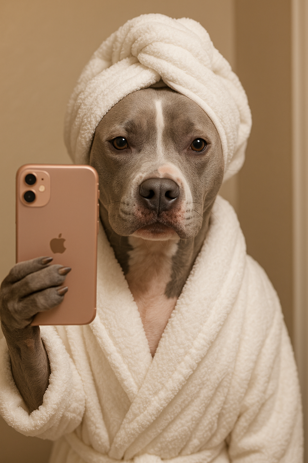 Puppet mirror selfie thumbnail.