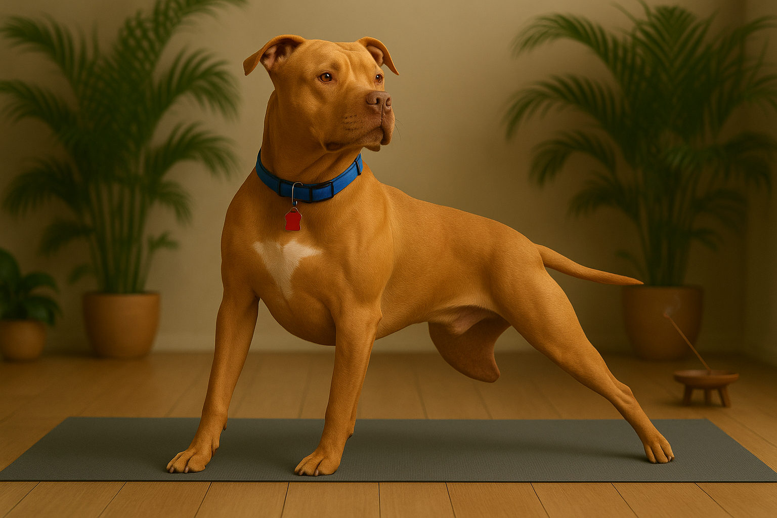 Trip warrior pose thumbnail.